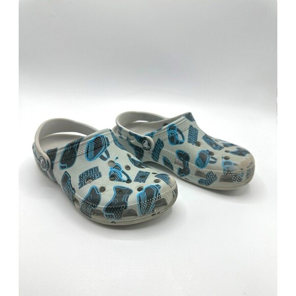 Crocs Classic GAME OVER Clog Kids Size J3 - Picture 3 of 7